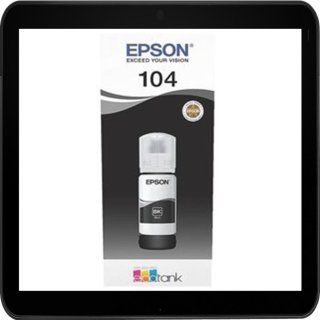 Epson 104 - Black 70ml Epson Nachfülltinte für ca. 7.500 Seiten Druckleistung