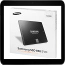 SAMSUNG 2.5 SSD FESTPLATTE INTERN 500GB MZ-75E500B/EU 850...