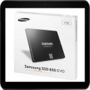 SAMSUNG 2.5 SSD FESTPLATTE INTERN 1TB MZ-75E1T0B/EU 850...