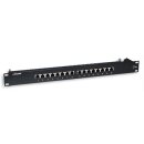 16-Port Cat5e Patchpanel, geschirmt