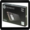 HP SSD EX900 FESTPLATTE INTERN 500GB 2YY44AA#ABB M.2...