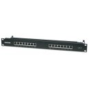 16-Port Cat6 Patchpanel, geschirmt