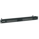 16-Port Cat6 Patchpanel, geschirmt