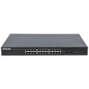 24-Port Gigabit Ethernet PoE+ Switch mit 10 GbE Uplink