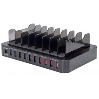 10-Port USB-Ladestation