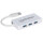 3-Port USB 3.0 Hub mit Gigabit Ethernet Adapter