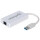 3-Port USB 3.0 Hub mit Gigabit Ethernet Adapter