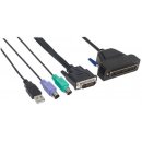 1-Port DVI-Kabel für KVM-Konsole