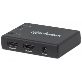 4K kompakter 4-Port HDMI-Splitter