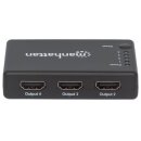 4K kompakter 4-Port HDMI-Splitter