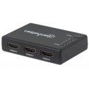 4K kompakter 4-Port HDMI-Splitter