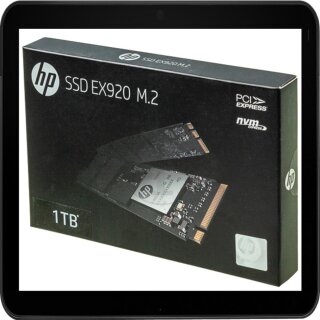 HP SSD EX920 FESTPLATTE INTERN 1TB 2YY47AA#ABB M.2 L:3200MB/s S:1800MB/s