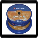 VERBATIM DVD-R 4.7GB 16X (50) SP 43548 SPINDEL