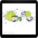 Lime Splash - G - Glas Nischenverkleidung 90 x 50cm -...