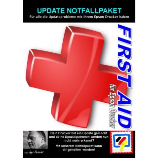 Update Notfallpaket für Epson Druckerpatronen mit der Nummer 24 & 24XL (Motiv: Elefant)