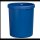 helit Papierkorb 45,0 l blau