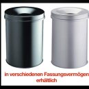 DURABLE Papierkorb 30,0 l schwarz Stahlblech