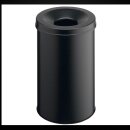 DURABLE Papierkorb 30,0 l schwarz Stahlblech