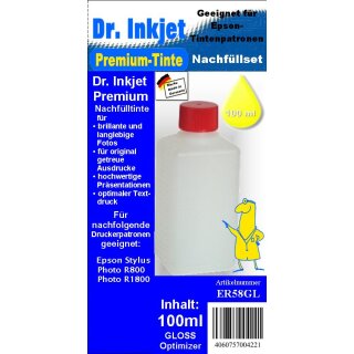 ER58GL - Gloss Optimizer - Dr.Inkjet Premium Nachfülltinte in 100ml - 250ml - 500ml - 1000ml Abfüllungen für Ihren Epson Drucker