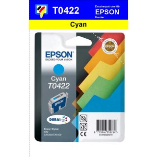 T042240 -cyan- Epson Original Druckerpatrone mit 16ml Inhalt -C13T04224010-