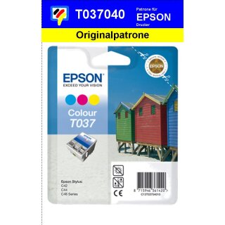 T037040 -color- Epson Original Druckerpatrone mit 25ml Inhalt -C13T03704010-