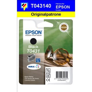 T043140 -schwarz- Epson Original Druckerpatrone mit 29ml Inhalt -C13T04314010-