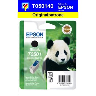 T050140 -schwarz- Epson Original Druckerpatrone mit 15ml Inhalt -C13T05014010-