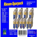 E611 - Riesen Sparpack für Epson T0611xx mit 4x...