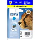 T071240-cyan-EPSON Original Drucktinte mit 5,5ml Inhalt...