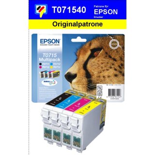 T071540 -Multipack- cyan,magenta,yellow- EPSON Original Drucktinte