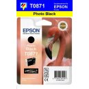 T087140-fotoschwarz-EPSON Original Drucktinte mit 11,4ml...