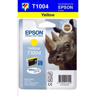 T10044010-gelb-EPSON Original Drucktinte mit 11,1ml Inhalt zum Superangebot