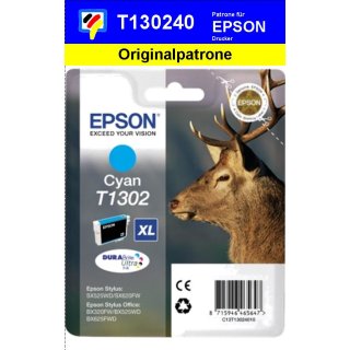 T13024010-cyan-EPSON Original Drucktinte mit 10,1ml Inhalt zum Superangebot