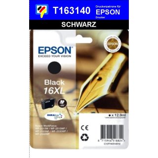 T16314010-schwarz-EPSON Original Drucktinte mit 12,9ml Inhalt zum Superangebot