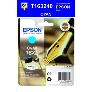 T16324010-cyan-EPSON Original Drucktinte mit 6,5ml Inhalt zum Superangebot