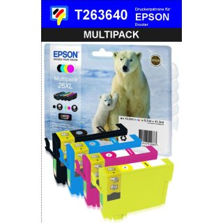 T26364010-MULTIPACK-EPSON Original Drucktinte zum Superangebot