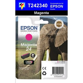 T24234010 - magenta - EPSON Original Drucktinte mit 4,6ml Inhalt zum Superangebot