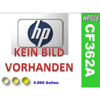 HP508 - CF362A - Yellow - Original HP Druckkassette mit 5.000 Seiten Druckleistung laut Hersteller