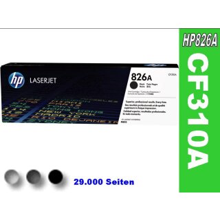 HP826A - CF310A - Black - Original HP Druckkassette mit 29.000 Seiten Druckleistung laut Hersteller