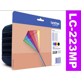 LC223 Multipack Brother Druckerpatronen 4x550 pages cmyk
