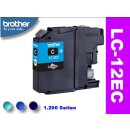 LC-12EC - Cyan - Original Brotherpatrone mit 1.200 Seiten...