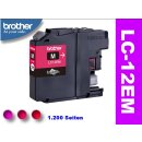 LC-12EM - Magenta - Original Brotherpatrone mit 1.200...