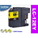 LC-12EY - Yellow - Original Brotherpatrone mit 1.200...