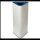 TKG Pure Mülleimer 60,0 l weiß, blau dreieckig