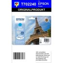 T702240-cyan- Epson Original Druckertinte zum Superangebot