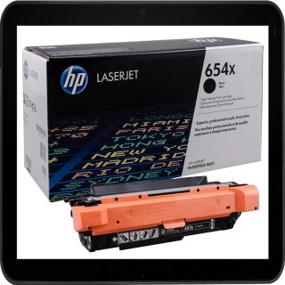 HP654X - schwarz - HP Tonerkartusche CF330X mit ca. 19.500 Seiten Druckleistung nach Iso