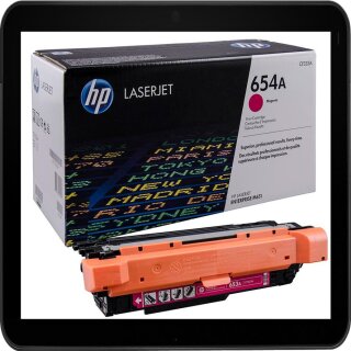 HP654X - magenta - HP Tonerkartusche CF331X mit ca. 15.000 Seiten Druckleistung nach Iso