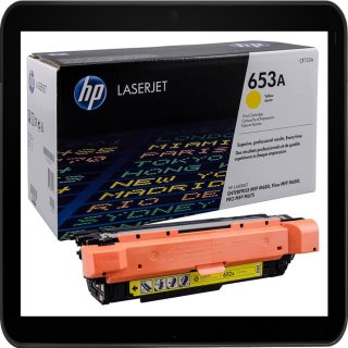 HP653A - yellow- HP Laertoner CF322A mit 16.000 Seiten Druckleistung nach Iso