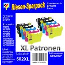 502XL TiDis Tintenpatronen Riesensparpack mit 10 Patronen