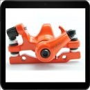 Rolektro Eco-sprinter2 - Bremssattel mit Bremsbelegen, orange